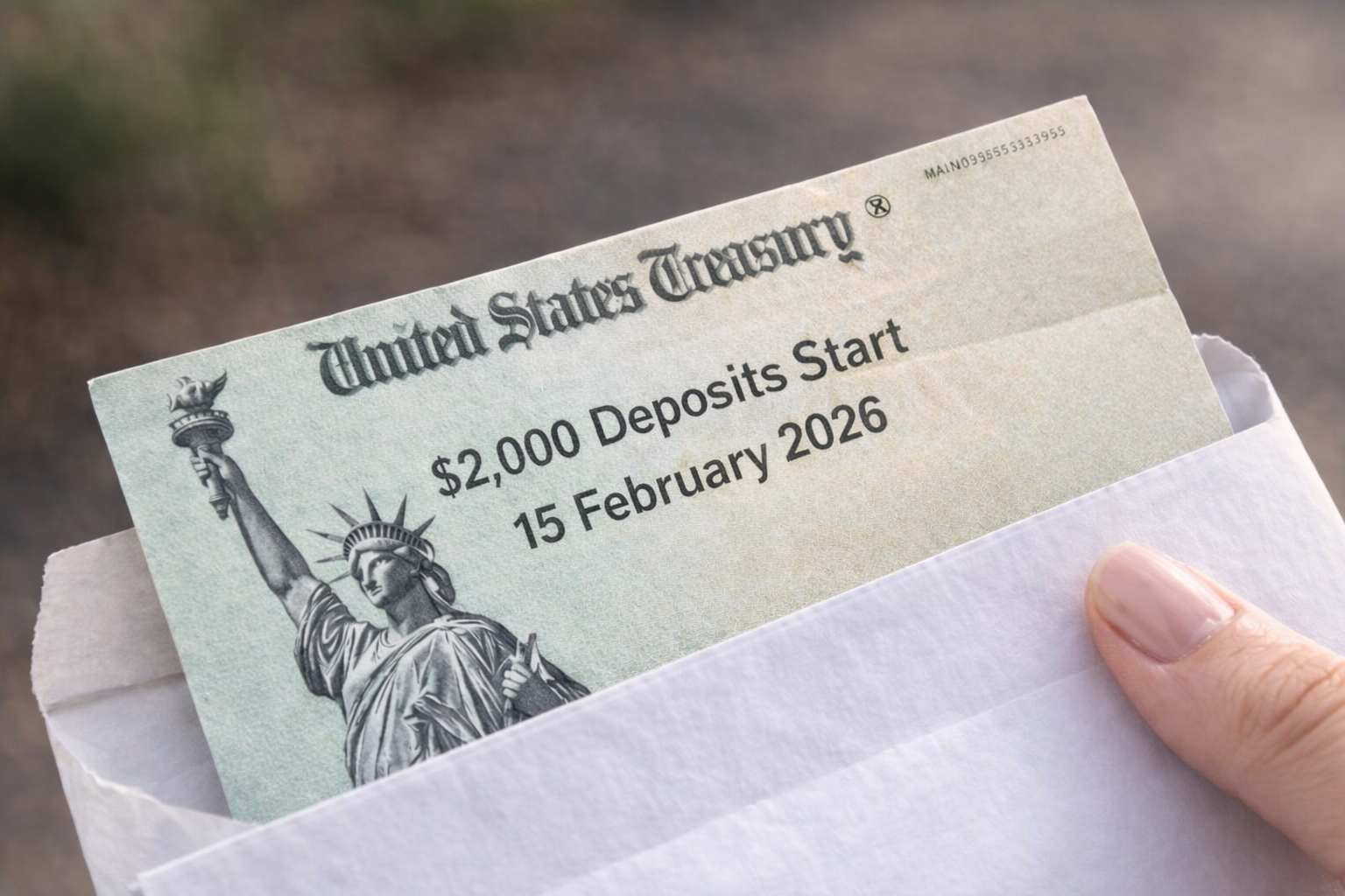 $2,000 Direct Deposit Program February 2026